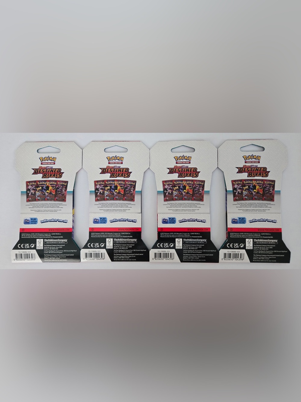 Pokemon Destined Rivals 4 pack - Picture 2 of 2